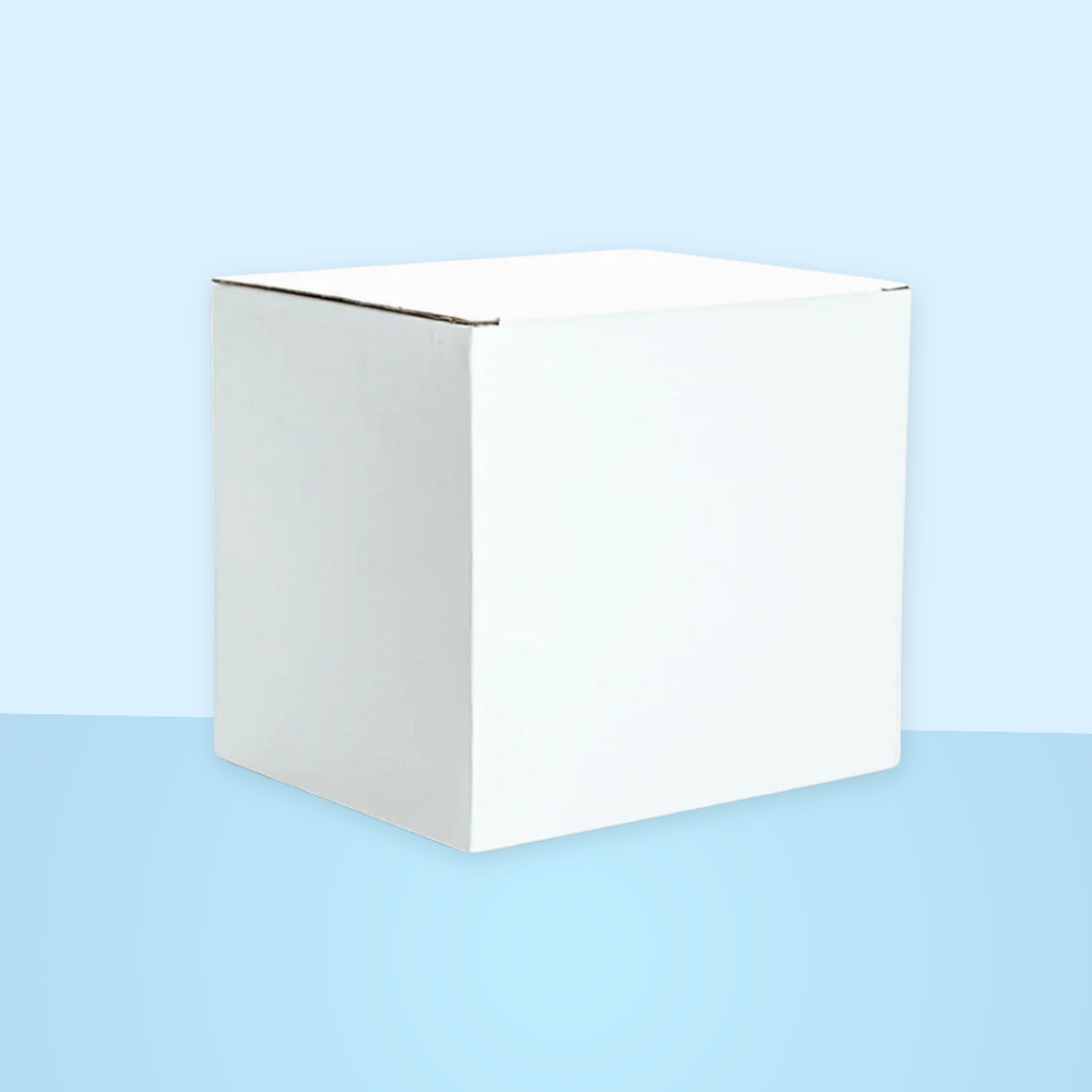 white shipping boxes